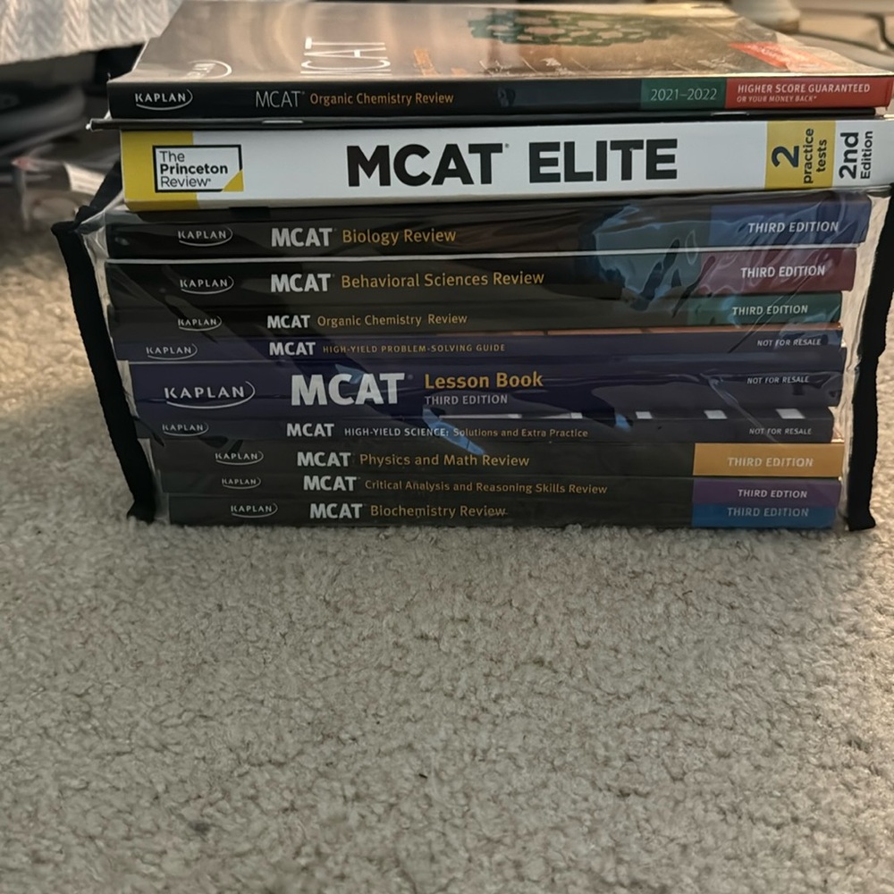 Entire set of MCAT books
